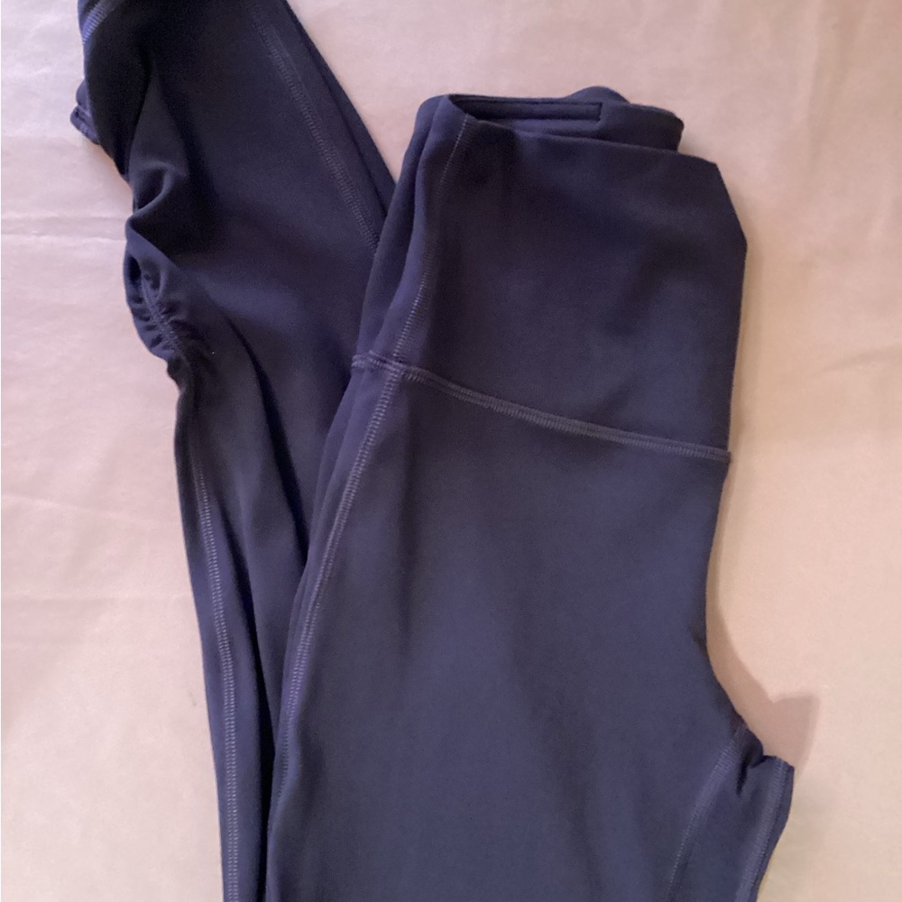 Lululemon Align Ruched Petal Hem Leggings - Goodnight Plum Size: 4 Worn 1x